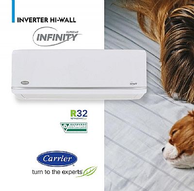 Carrier Infinity Supreme 42QHB018D8SN/38QHG018D8SN Κλιματιστικό Inverter 18000 BTU A++/A+++με WiFi