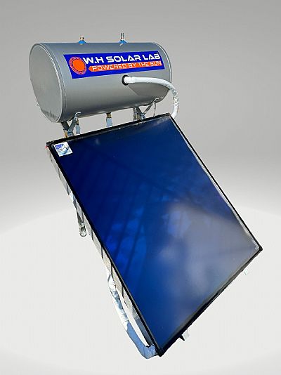 W-H Solar Lab Ηλιακός θερμοσίφωνας 120lt/1.90m² Glass Διπλής Ενέργειας