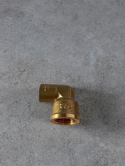 Γωνία Θηλυκή Κολλητή Ορειχάλκινη