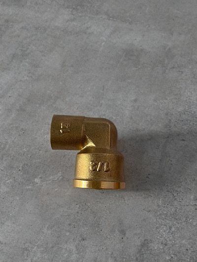 Γωνία Θηλυκή Κολλητή Ορειχάλκινη