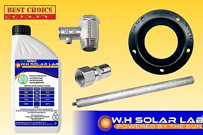  Αντιψυκτικό Υγρό 1L W.H Solar Lab - Σετ Συντήρησης Ηλιακού Θερμοσίφωνα Φλάτζα Φ140/5 τρύπες