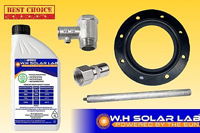 Αντιψυκτικό Υγρό 1L W.H Solar Lab - Σετ Συντήρησης Ηλιακού Θερμοσίφωνα Φλάτζα Φ170/8 τρύπες