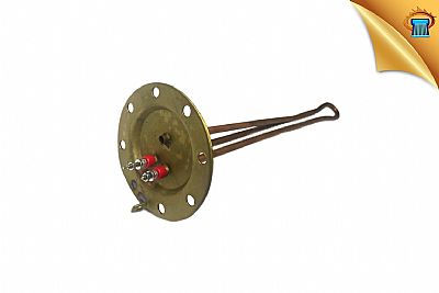 Αντίσταση Ηλιακού Θερμοσίφωνα Φ120-8 Τρύπες Ορειχάλκινη Ίσια 4.000W