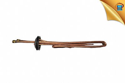 Αντίσταση Ηλιακού Θερμοσίφωνα (Boiler Τριπλής Ενέργειας) Οβάλ 1 Βίδα με Εναλλάκτη Inox Ανοξείδωτη L60 4.000W με Καπάκι και με Φλάντζα