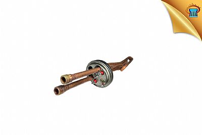 Αντίσταση Ηλιακού Θερμοσίφωνα (Boiler Τριπλής Ενέργειας) Οβάλ 1 Βίδα με Εναλλάκτη Inox Ανοξείδωτη L80 4.000W με Καπάκι και Φλάντζα