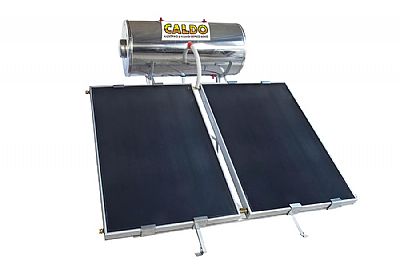 CALDO INOX 160lt/2.5m² τριπλής ενέργειας