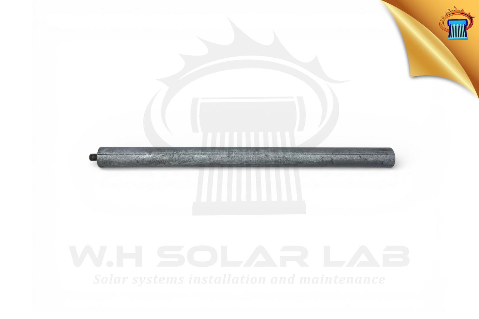 ανοδιο ηλιακου φ22 με ανοξειδωτο σπειρωμα Μ8