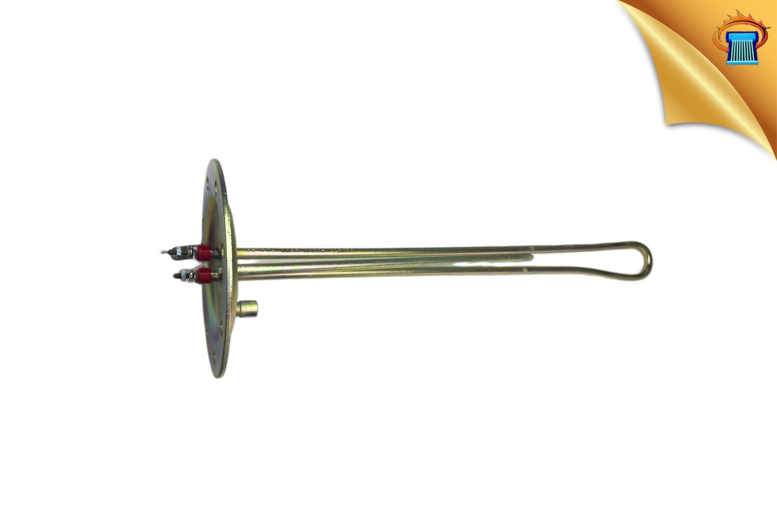 αντισταση θερμοσιφνα Φ140 8 τρυπεσ σιδερενια ισια