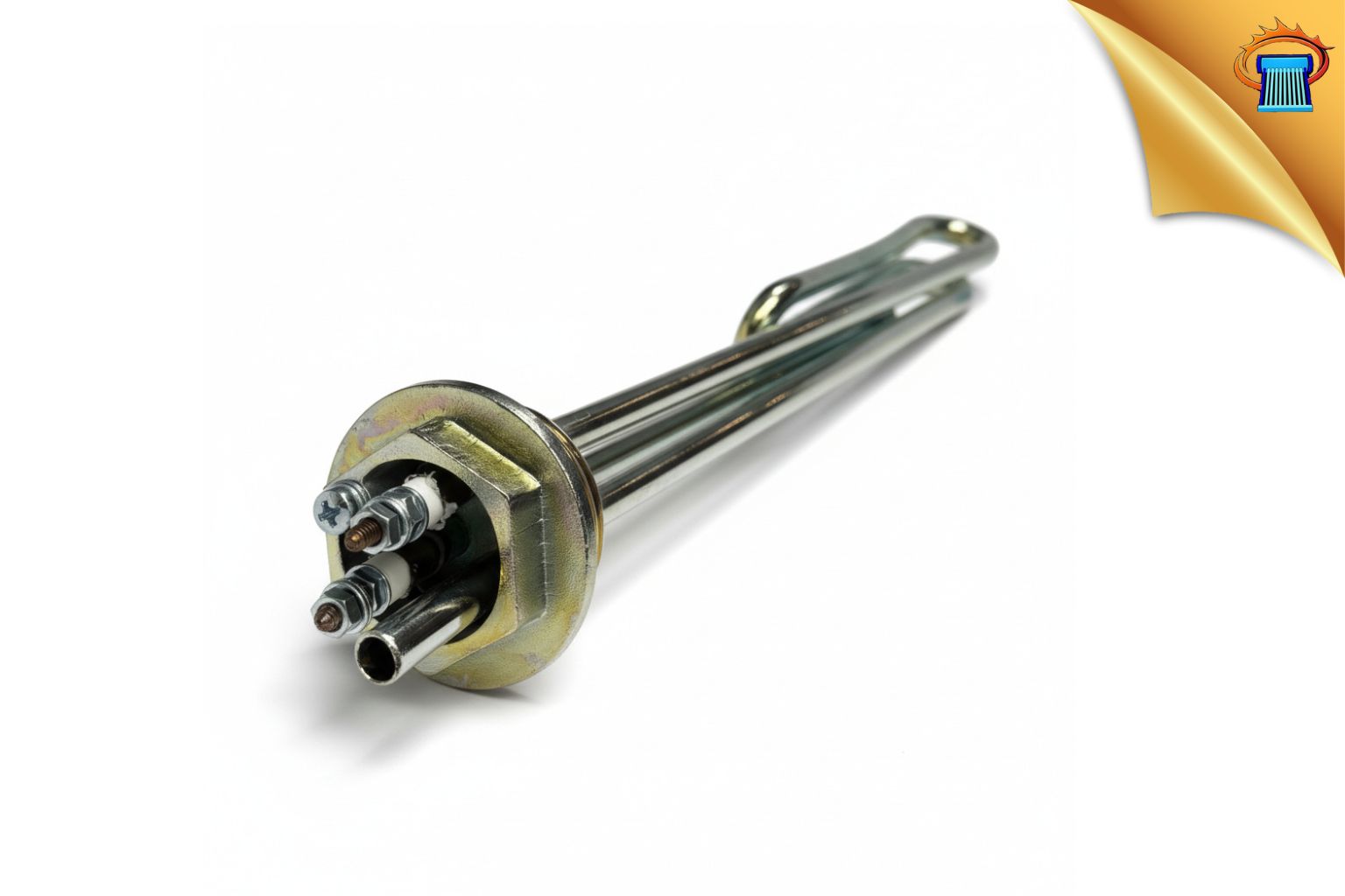 ΑΝΤΙΣΤΑΣΗ ΘΕΡΜΟΣΙΦΩΝΑ 1 ΙΝΤΣΑ 1/4 ΒΙΔΩΤΗ ΣΙΔΕΡΕΝΙΑ ΓΥΡΙΣΤΗ 4.000W