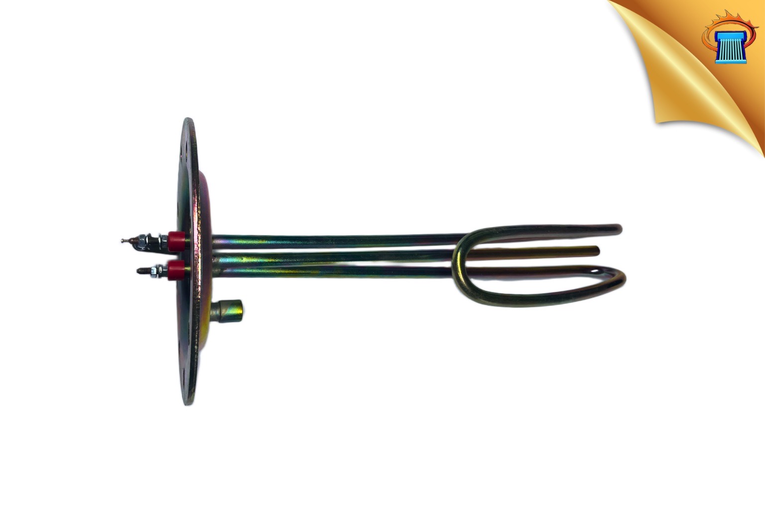 Αντίσταση θερμοσίφωνα Φ140 8 τρύπες σιδερένια γυριστή