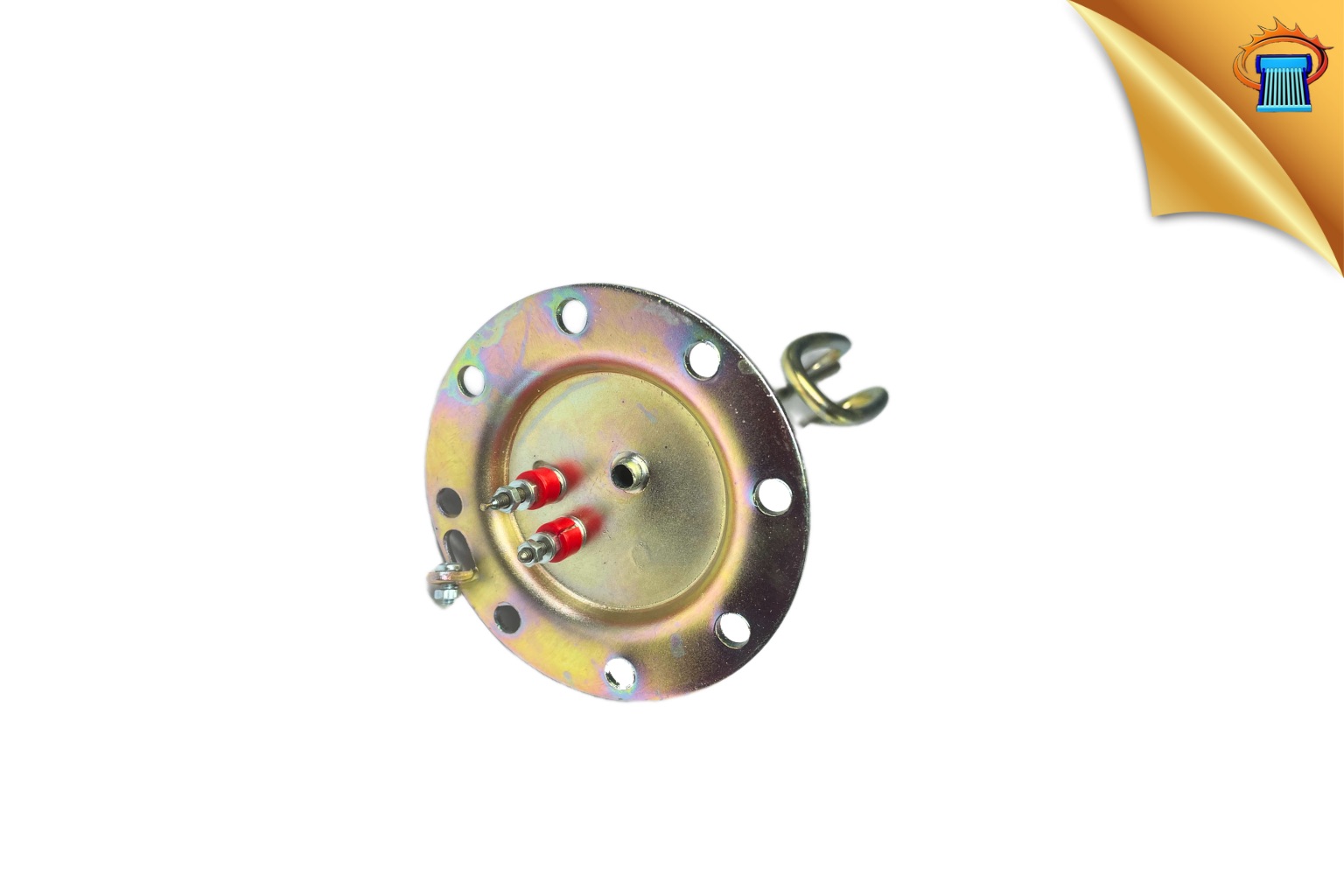 αντισταση θερμοσιφωνα ηλιακο και ηλεκτρικο φ120 8 τρυπες σιδερενια γυριστη