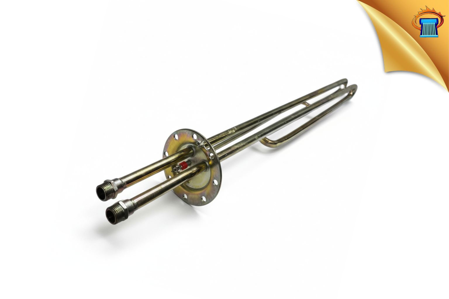 Αντίσταση ηλιακού θερμοσίφωνα Φ120 με 8 τρύπες, σιδερένια με εναλλάκτη L60, ισχύς 4.000W